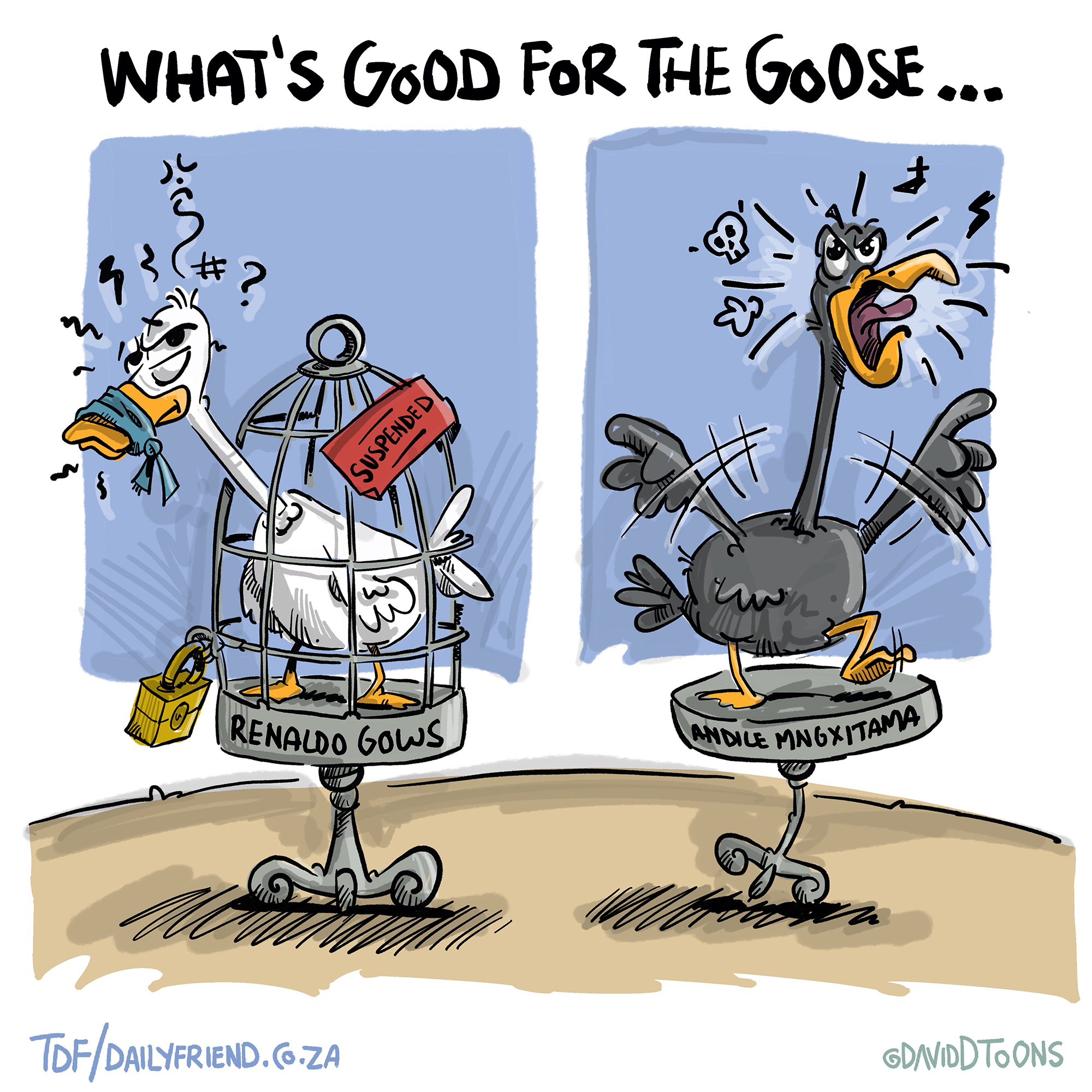 What’s good for the goose…