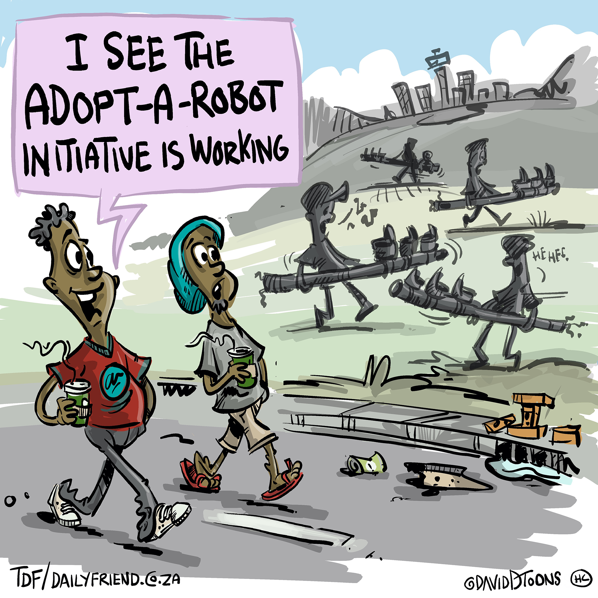 Adopt a robot