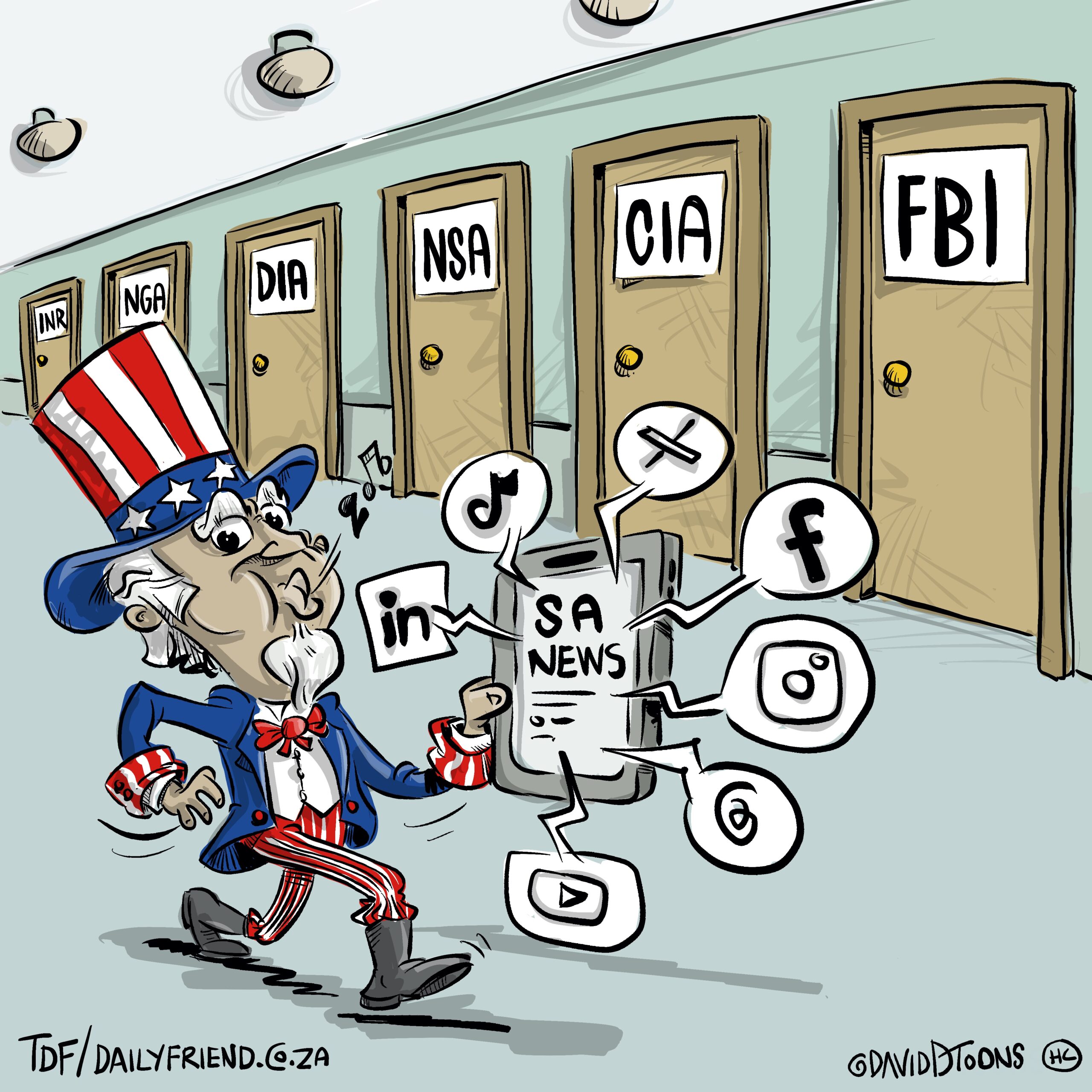 Where the USA gets its information