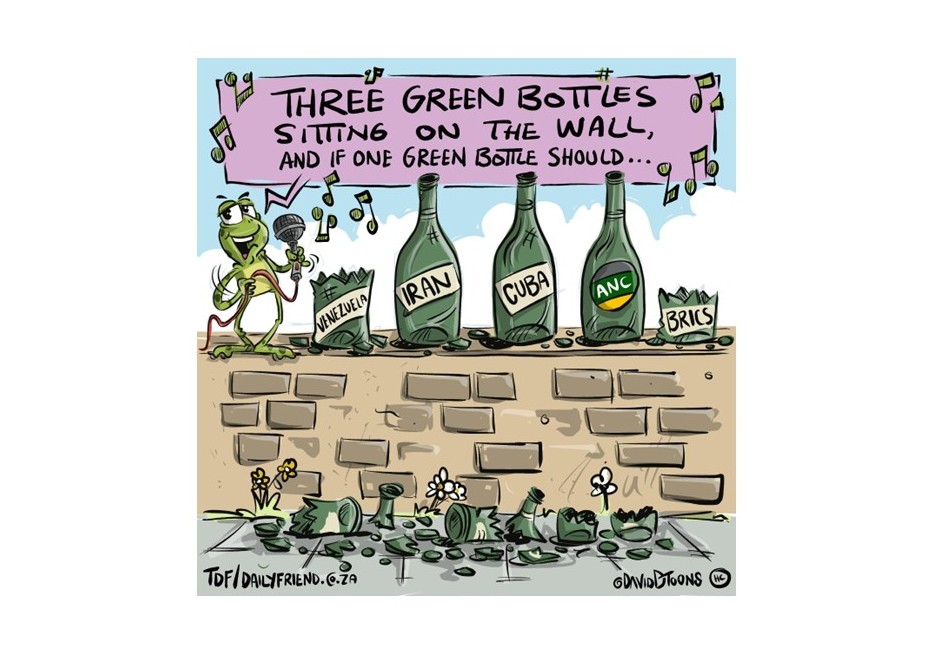 And if one green bottle …